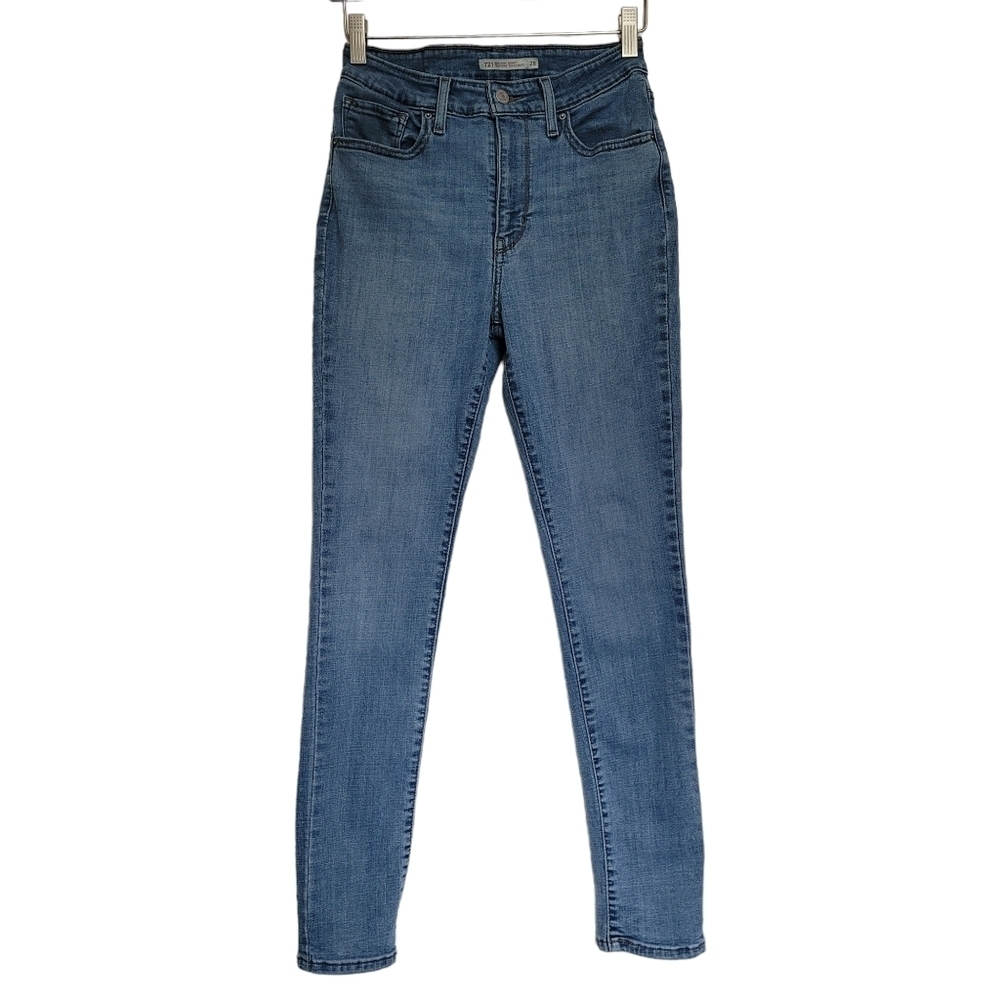 Levi's 721 High Rise Skinny Jeans Size 28